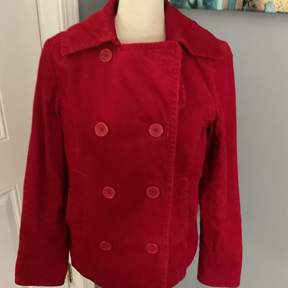 Gap Corduroy Jacket Button Down Adjustable Collar… - image 4